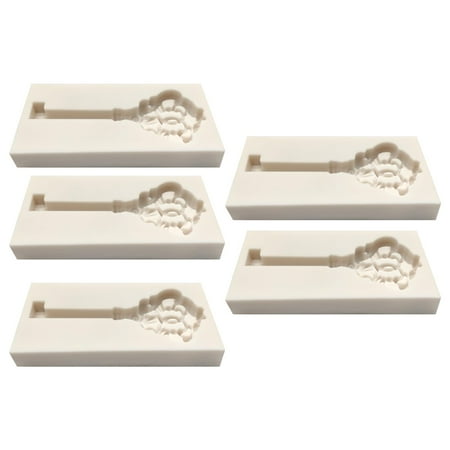 

5PCS Christmas Key Silicone Tool Valentine s Day French Dessert Silicone Cake Tool Diy Baking Utensils