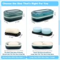 thumbnail image 2 of Travel Soap Container, Bar Soap Holder, Portable Soap Case, Soap Dish with Lid for Traveling, Camping, Gym, Bathroom (Blue Style-1), 2 of 7