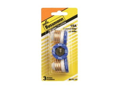 Fusible à Retardement Bussmann 20A, 125V - Lot De 4, Base Edison - Pour Circuits électriques