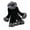 Black, variant on HOOJT Clearance! Women's Fashion Winter Coats Fuzzy Fleece Long Hooded Jackets Faux Furs Warm Outerwear