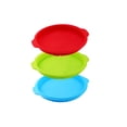thumbnail image 2 of Ounissouiy Molde de silicona para pastel de 10 pulgadas, Mousse, Pizza, pastel, galletas, bandeja para hornear, bandeja de encaje para Herramientas y accesorios para hornear Verde, 2 of 6