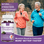 Glucosamine Chondroitin Gummies with MSM & Elderberry – Joint Support & Mobility Complex, 60 Count