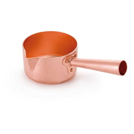 Mauviel Copper Saucier - Mauviel M'passion Copper Sugar Saucepan, 1.3 qt