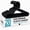 Black, variant on Cozymood Baby Hangers 60 Pack, Kids Plastic Hangers for Nursery Closet, Space Saving Toddler Hangers for Infant & Child Clothes, Baby Clothes Hangers for Shirts, Pants, Coats, White