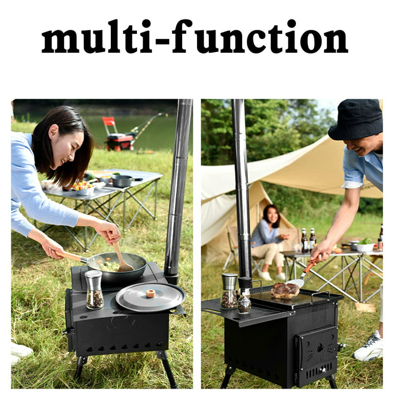 Portable Camping Wood Stove with Oven