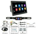 thumbnail image 2 of 2+64GB 10in Double Din Car Stereo Support Wireless Carplay Android Auto Android 13 Audio Receiver Bluetooth MP5 Player USB FM Multimedia Radio Support Mirror Link SWC + Backup Camera, 2 of 10
