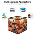 thumbnail image 2 of Kangaroo Foldable Clothes Storage Toy Box Storage Bin with Handle, 10.8"x10.5"x10.6", Large Capacity, 2 of 6