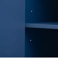 thumbnail image 5 of GDF Studio Modern Geometric Design Side Cabinets with Adjustable Shelves and Spacious Storage, Navy Blue, Set of 2, 5 of 12