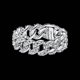 thumbnail image 5 of Pandora Anillo con Cadena Cubana Pavé 193557C01-56 - Plata de Ley, Circonitas Cúbicas, Talla 56, 5 of 5