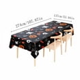 thumbnail image 2 of Halloween Disposable Tablecloth 54x108Inch, Black Pumpkin Design Party Cloth, Waterproof Plastic Table Cover for Indoor Outdoor Dining Buffet Decor, 2 of 7