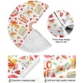 thumbnail image 2 of FMSHPON Valentine's Day Romantic Love Hearts Gifts Letter Xmas Christmas Tree Skirt Stand Mat for Holiday Party Decoration Indoor Outdoor 36 inches, 2 of 6