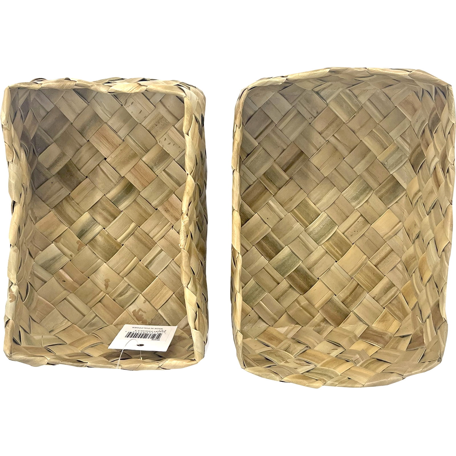 South Seas Native Treasures 3" x 5" x 7" Basket Lauhala, 1 Each
