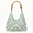 Blue, variant on Boho Woven Crochet Bag, Summer Beach Tote, Lightweight Portable Shoulder Purse, Fashion Casual Handle Bag for Travel Vacation Daily Outdoor Shopping(Black)