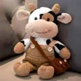 thumbnail image 2 of 26CM Kawaii leche vaca juguetes de peluche almohada simulación suéter vaca peluche muñeca suave relleno ganado Animal muñeca regalo de cumpleaños para niñas, 2 of 5