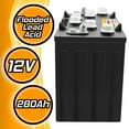 thumbnail image 3 of 2 Pack (24V Combo) of Banshee Heavy Duty 12V Flooded Lead Acid Batteries, Replaces Trojan T1275, 3 of 6