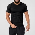 thumbnail image 1 of pstuiky camisetas para hombre, Camiseta deportiva informal de manga corta con cuello redondo y color liso para hombre camisas casuales para hombre m, 1 of 6
