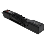 Tripp Lite Protect It! Surge Suppressor, 6 Outlets, 2 USB Ports, 1080 J, Black