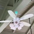 thumbnail image 4 of Phenofice Ceiling Fan Accessory Ceiling Fan Dust Canopy Green PVC Extends Lifespan for Home Decoration 1 Set, 4 of 8