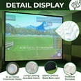 thumbnail image 4 of Impact Sports Technologies Indoor Golf Screen High Definition Premium 4k Projection Screen with Blackout Backing and Bungees, 9'10" x 11'5.8'', 4 of 10
