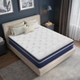thumbnail image 4 of POSMOND Queen 12 inch Cooling Gel Memory Foam Hybrid Mattress with Individually Pocketed Coils, Medium Support, Motion Isolation, Mattress in a Box, CertiPUR-US Certified, 4 of 16