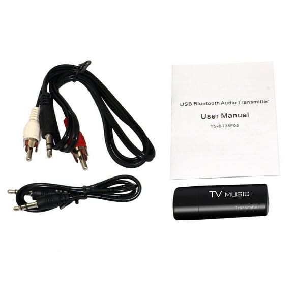 Mistaha TS-Bluetooth35F05 USB Bluetooth Audio Transmitter Wireless Stereo Bluetooth Music Box Dongle Adapter for TV