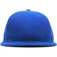 thumbnail image 2 of Solid Flat Brim Bill Fitted Baseball Cap, 2 of 6