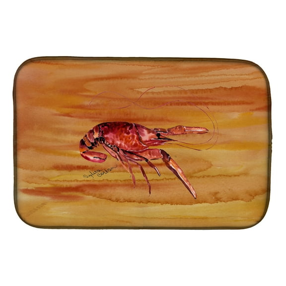 Caroline's Treasures Crawfish Dish Drying Mat