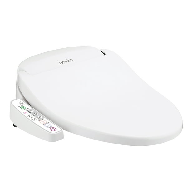 Novita BN330SN0 White Round Front Cleansing & Heated Bidet Toilet Seat