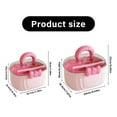 thumbnail image 5 of AOOOWER Elegant Hair Accessories Storage Box For Girls Women 2 Layer Designs Spacious Clear Organizers Case For Travel, 5 of 11