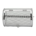 thumbnail image 2 of Panier à Rouler Gril Gril Cage Gril Barbecue Cage Ronde Cylindre en Acier Inoxydable Arachide Séché Circulaire Panier Cercle pour Gril Gril Gril Paniers, 2 of 8
