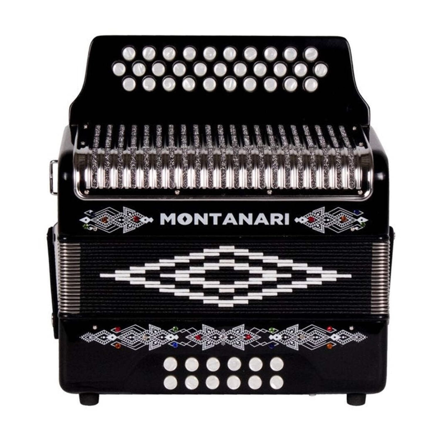 Montanari 3112 MG Accordion No Switch EAD Black