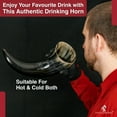 thumbnail image 6 of Armory Replicas 100% Natural Horn Anglo Saxon Roe Viking Nature Drinking Horn - medieval Ox Accessory Perfect for Renaissance fairs or themed events, 6 of 10