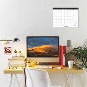 Nekmit Desk Calendar 2025-2026, Desk Pad Calendar 14 x 11, Black