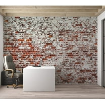 Tiptophomedecor Background & Patterns Wallpaper Wall Mural - Old House Brick Wall