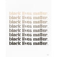 thumbnail image 3 of Lux + Me Designs 15x18 Black Modern Framed Museum Art Print Titled - Black Lives Matter II, 3 of 5