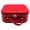 Red, variant on hejhncii Retro Themed Lockable Metal Container With Easy Grip Handle Retro Storage Box Ideal For Household Organization