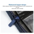 thumbnail image 4 of Card Album Folder, 9 Pockets Card Binder Waterproof PU Cover Multipurpose 360 Side Loading Pocket with Zipper for Kids for Baseball Card Blue Green, 4 of 7