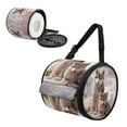 thumbnail image 2 of ZIATUBLE Wolf Snow Storage Organizer Kitchen Hanging Tissue Paper Holder Round Paper Towel Holder Organizer with Adjustable Strap Camping Roll Paper Storage Bag Home Decoration, 2 of 7
