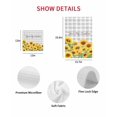thumbnail image 7 of Yellow Sunflowers Kitchen Dish Towels for Drying Dishes Set of 2, Summer Floral Elegant Pastoral Checkered Waffle Weave Microfiber Hand Tea Bathroom Towels Quick Dry & Absorbent Towel 15.7x23.6, 7 of 7