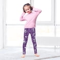 thumbnail image 5 of joogoo Girls' Leggings Retro Rose Skull Yoga Pants 5T, 5 of 8