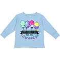 thumbnail image 3 of Inktastic I'm Just Here for the Sweets with Spun Sugar Candy Boys or Girls Long Sleeve Toddler T-Shirt, 3 of 5