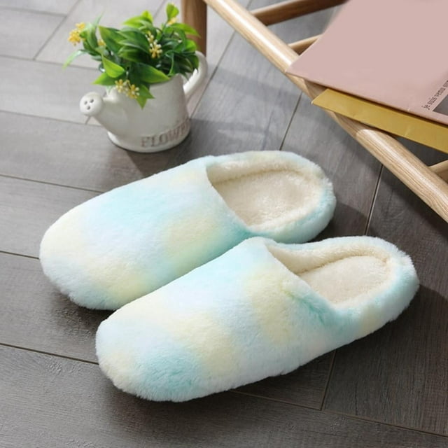 PENGXIANG Pantoufles d'Intérieur pour Femmes en Coton Chaud Antidérapantes pour Chambre