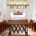 thumbnail image 5 of Carbon Steel Silent Wheel Hand Truck, Foldable Funeral Coffin Trolley, Stable Mortuary Casket Carrier Cart for Memorial Services, 5 of 8