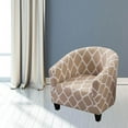 thumbnail image 3 of Club Chair Slipcover Polyester Non-Slip Anti-Skid Elastic Arm Chair Cover pattern 1, 3 of 9
