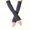 Deep Gray, variant on Long Fingerless Gloves for Women, Wrist to Elbow Thermal Gloves, Arm Warmers, Elbow Gloves, Anime Arm Sleeve Gloves