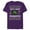 Purple, variant on Hulk Smash Presents Holiday - Short Sleeve Blended T-Shirt for Adults - Customized-Purple