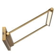 thumbnail image 3 of WAC Lighting Hudson 34" LED Adjustable Aluminum Picture Light in Aged Brass, 3 of 4