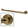thumbnail image 1 of Kingston Brass DR214122 12 Inch Milano 3 Layer Flange Grab Bar - Polished Brass, 1 of 2