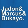 thumbnail image 3 of Wild Bobby, Jadon & Marcus & Bukayo, Sports, Women Standard V-Neck Tee, Royal, Medium, 3 of 5