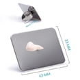 thumbnail image 3 of 2PCS Nail Art Ring Stainless Steel Pallet Professional Nail DIY Art Design Paint Color Mixing Metal Tool, 3 of 7